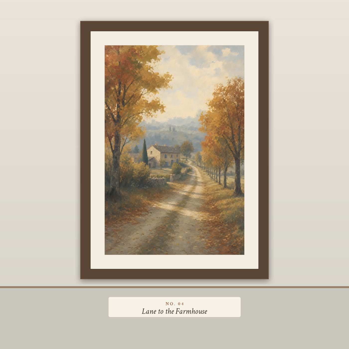 Board 06 — Vignette lane to the farmhouse