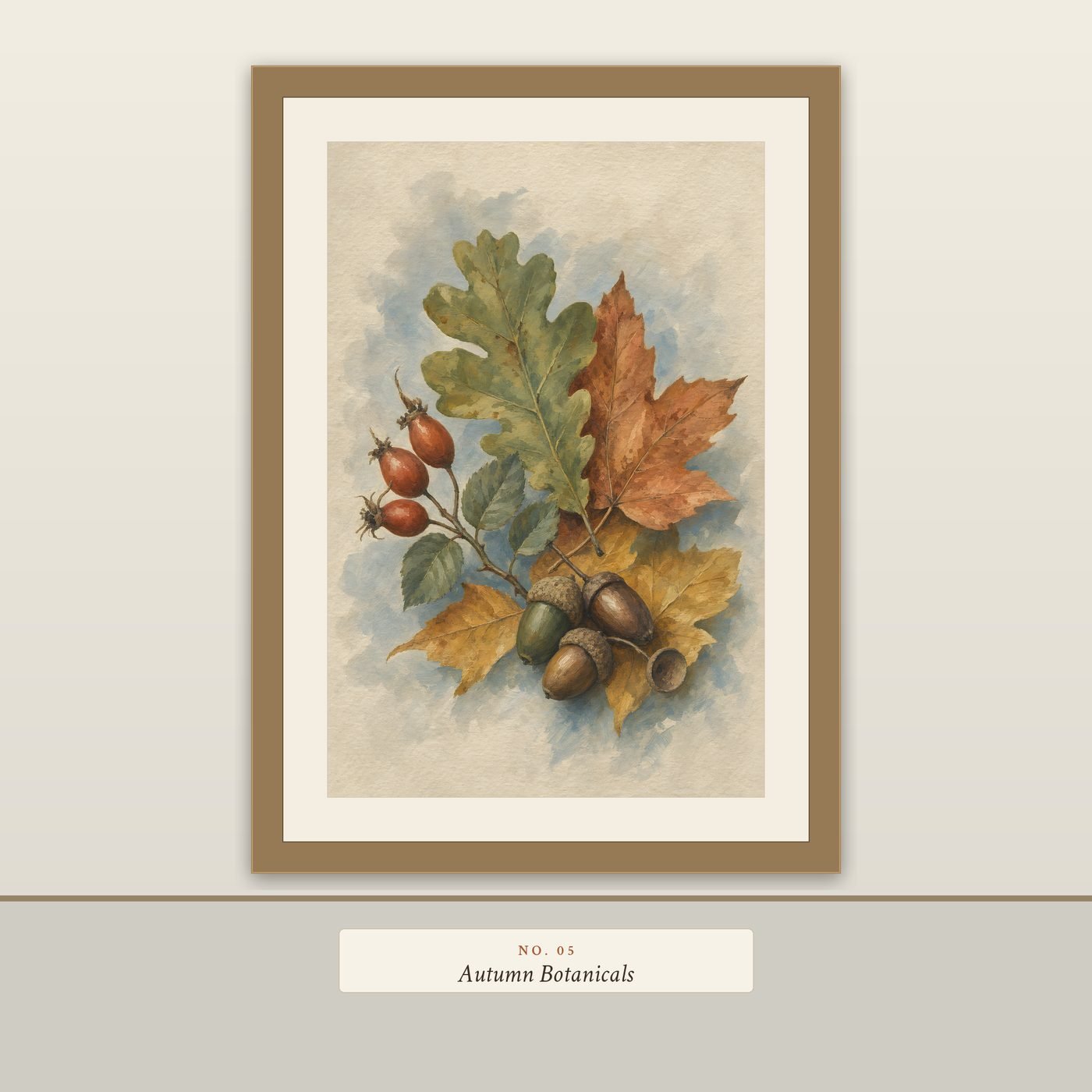 Board 07 — Vignette autumn botanicals
