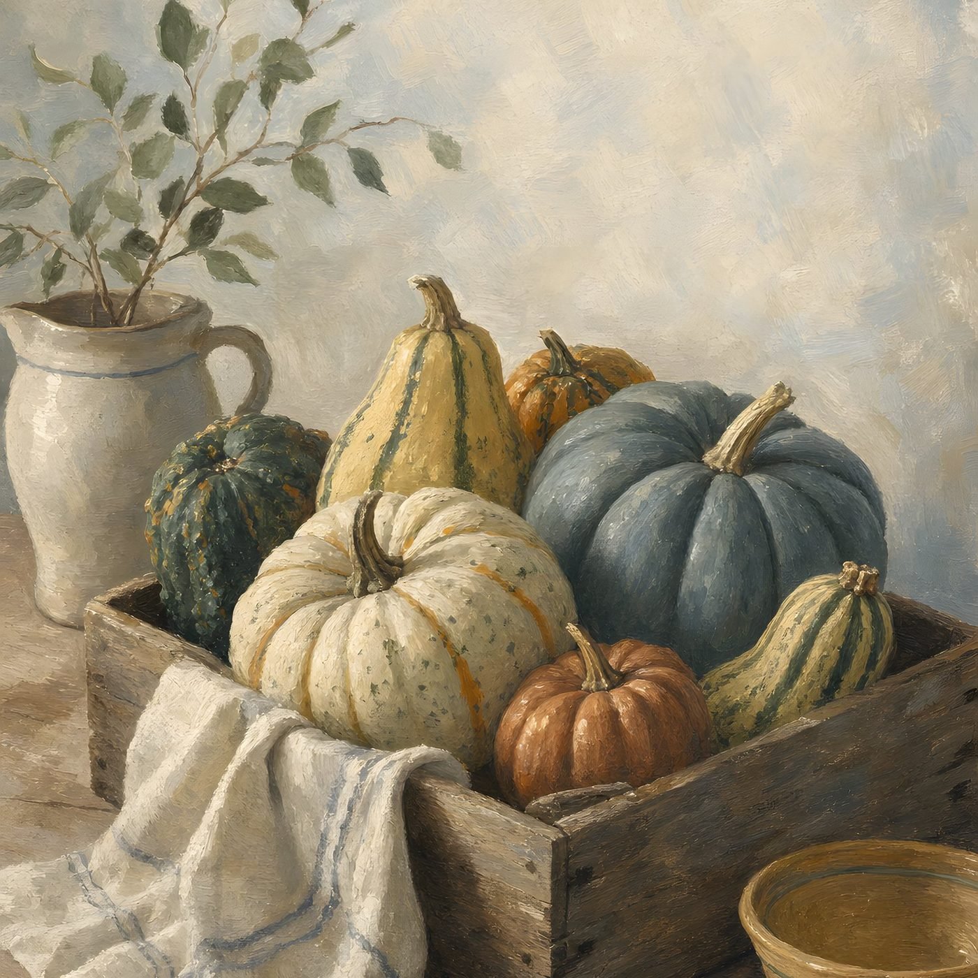 Autumn farmhouse the harvest table 5x7 300dpi shipped 100pct
