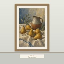 Board 04 — Vignette pears on linen (thumbnail)