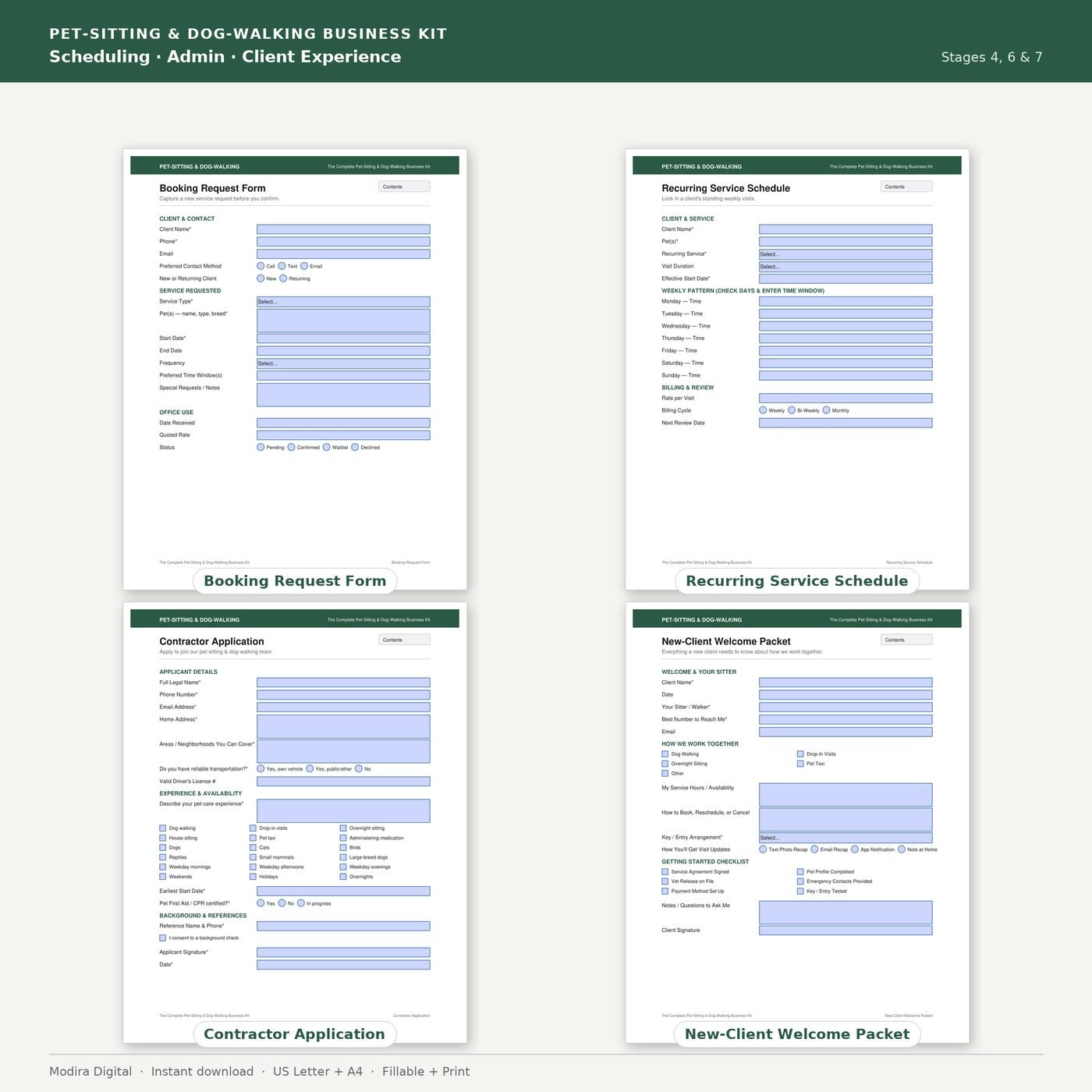 Board 10 — Scheduling admin experience